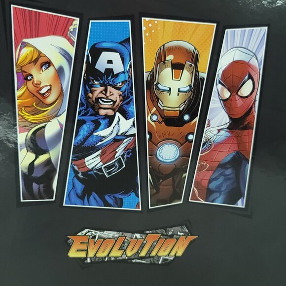 Finding Unicorn Marvel Comics Evolution Official Card Binder Iron Man Spiderman - Picture 2 of 6